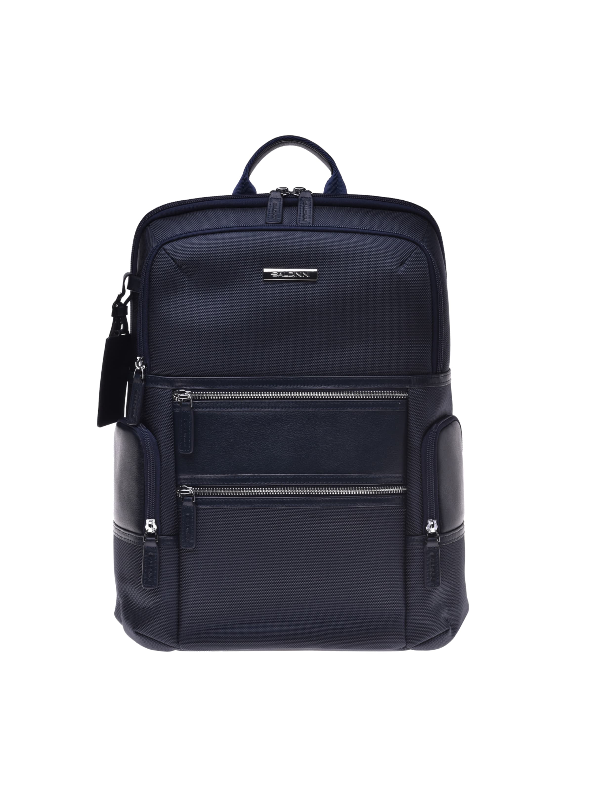 BALDININI Backpack in Blue: front