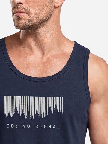 Neverless Shirt 'No Signal'‌ in Blau