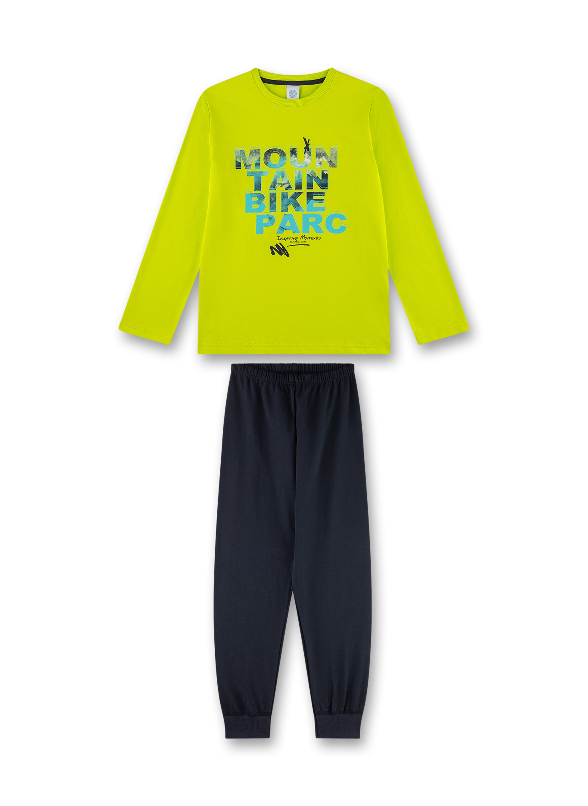 Sanetta Nachtkledij in Groen: voorkant