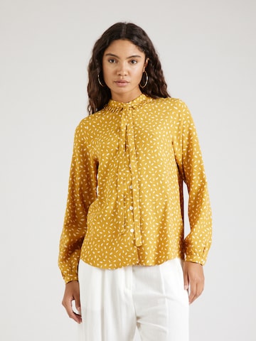 SEIDENSTICKER Μπλούζα 'Schwarze Rose' σε κίτρινο: μπροστά