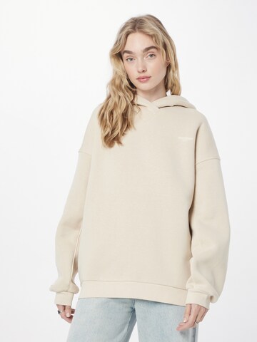 Sweat-shirt Misspap en gris : devant