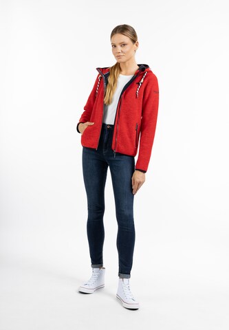 Veste en polaire Schmuddelwedda en rouge