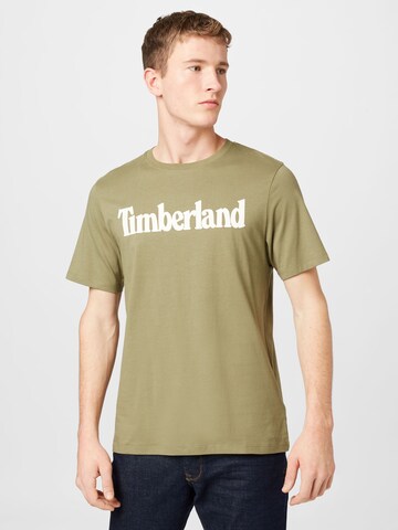 TIMBERLAND Regular fit Shirt in Bruin: voorkant