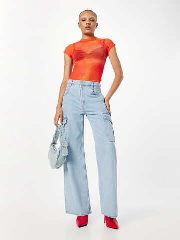 AGOLDE Wide Leg Jeans 'Minka' in Blau