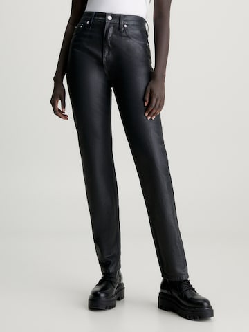 Coupe slim Jean 'Authentic' Calvin Klein Jeans en noir : devant