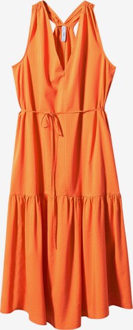 Robe d’été 'Cobalto' MANGO en orange : devant