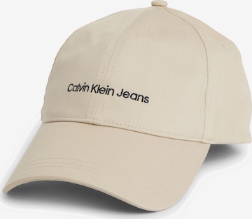 Calvin Klein Jeans Keps i beige: framsida