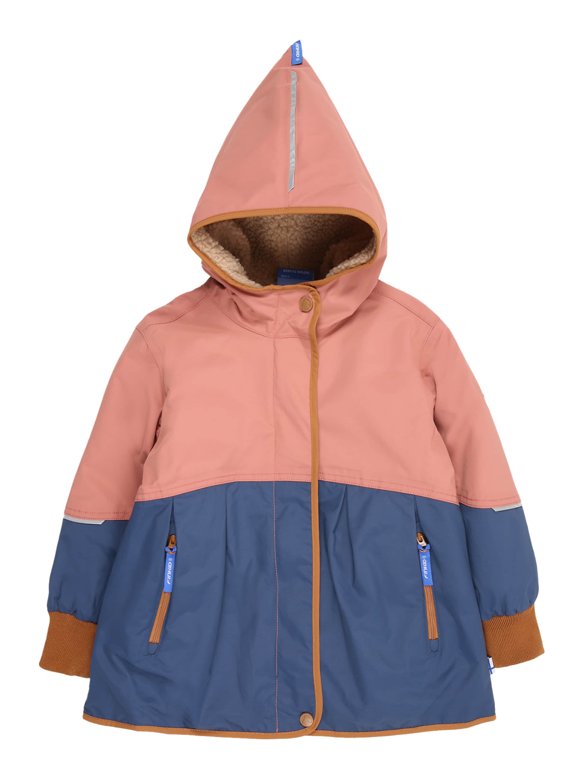 FINKID Performance Jacket 'AINA MUKKA' in Orange: front