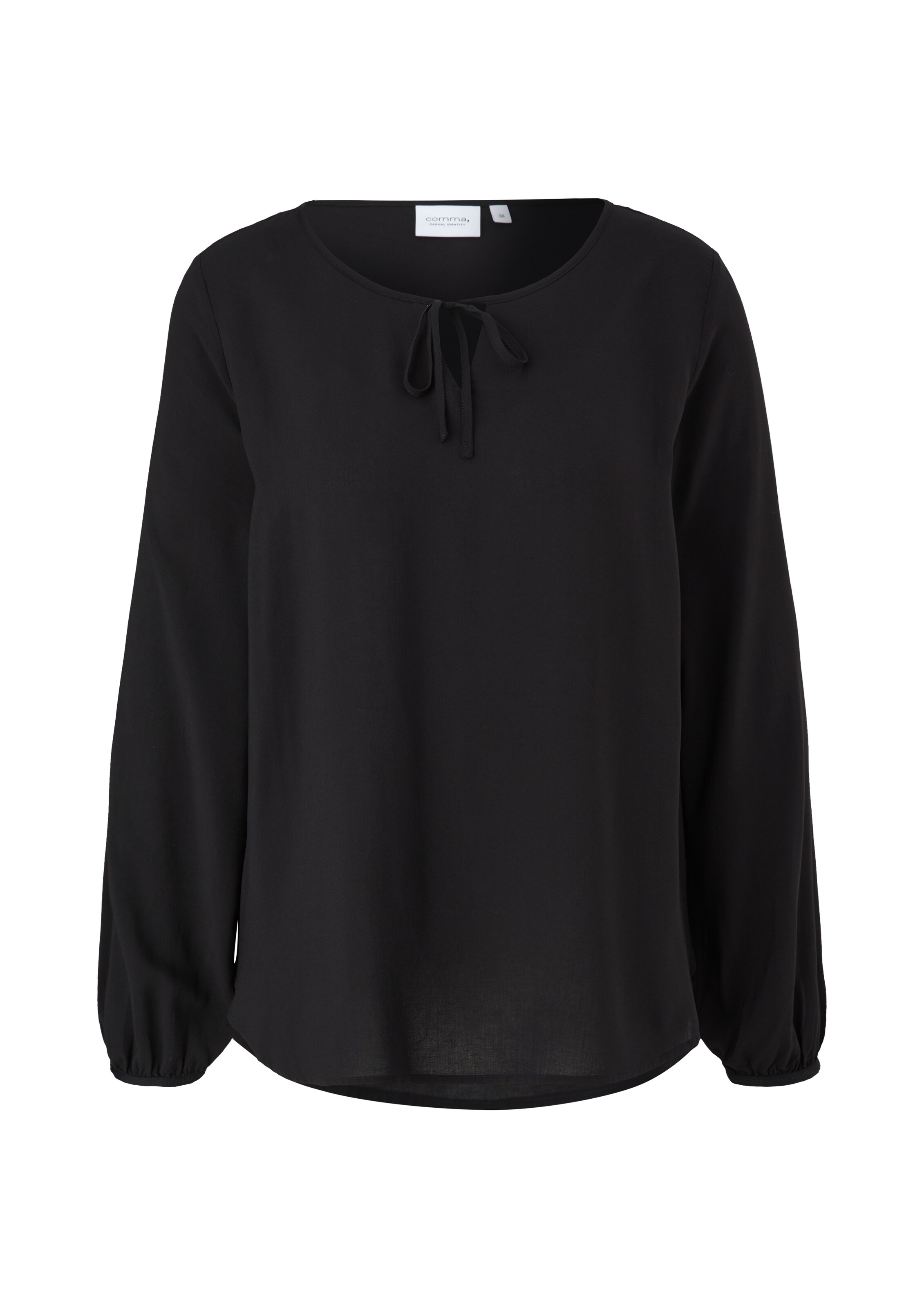 COMMA Bluse in Schwarz: Vorderseite