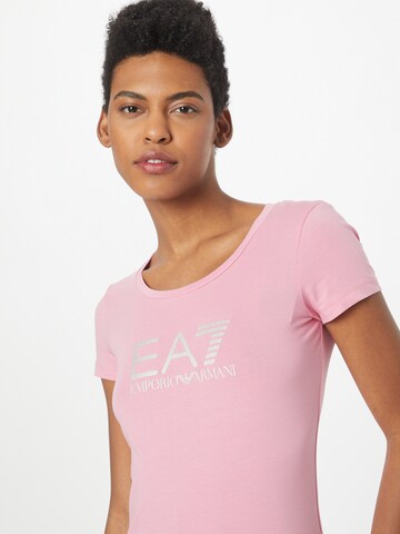 EA7 Emporio Armani - Camiseta en rosa