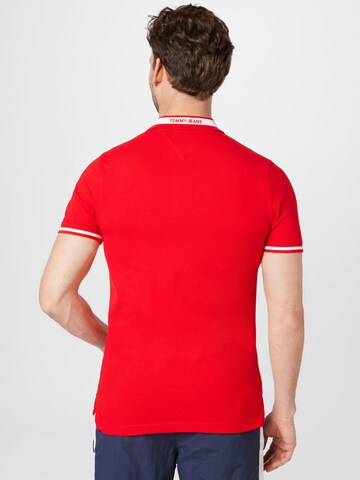 Tommy Jeans Poloshirt in Rot