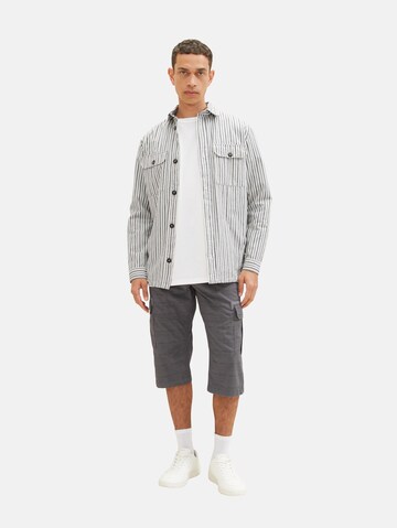 TOM TAILOR Regular Shorts in Grau