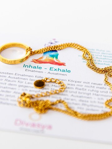 Divasya Kette 'Inhale - Exhale' in Gold