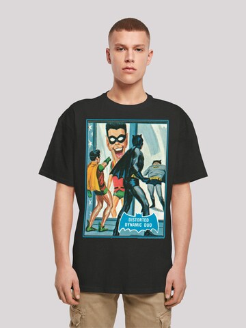 F4NT4STIC Shirt 'DC Comics Batman TV Dynamic Duo' in Zwart: voorkant
