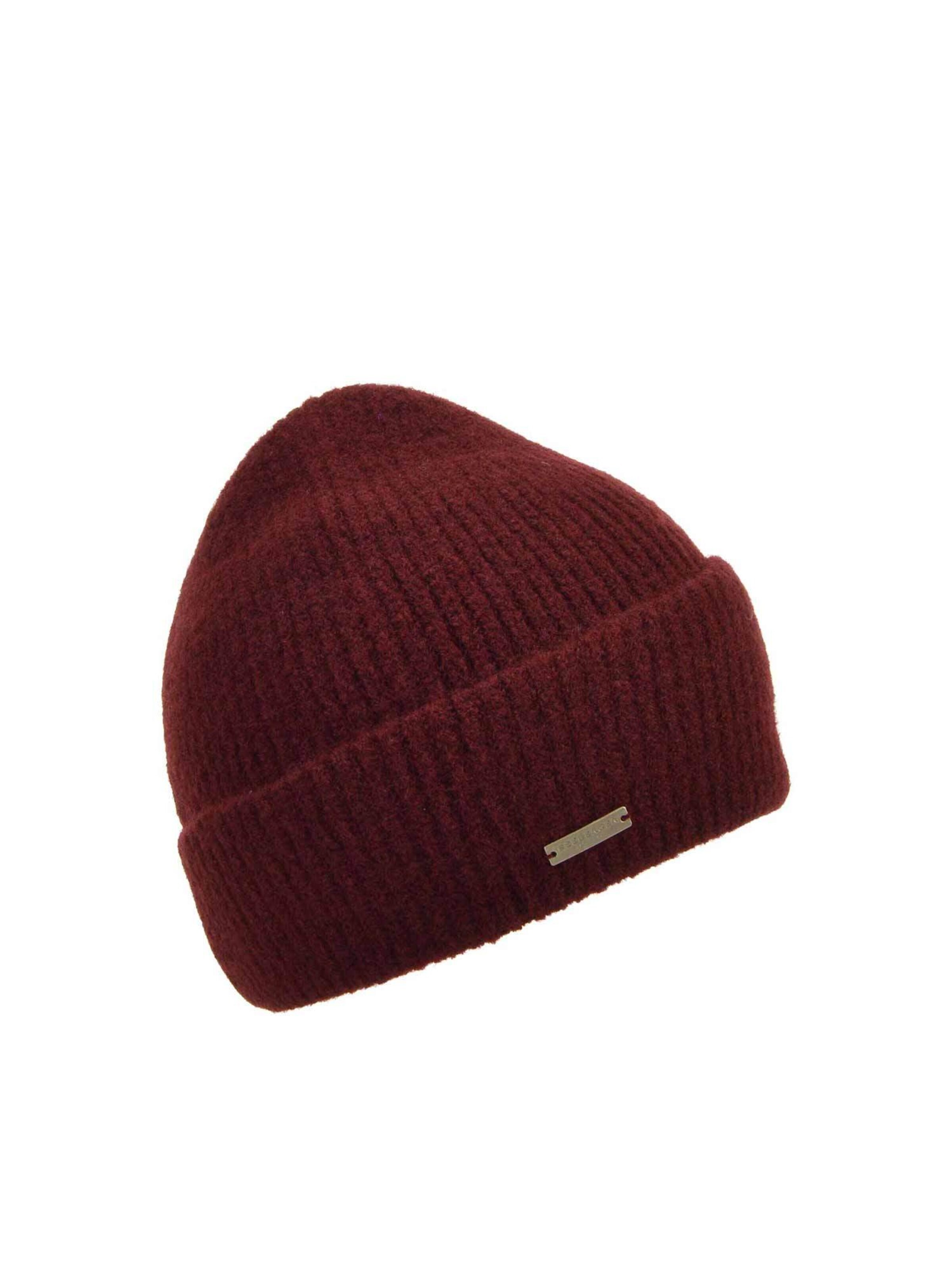 Seeberger Beanie 'Mütze' in Red: front