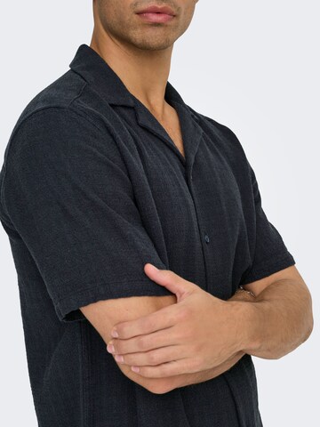 Only & Sons Regular fit Overhemd 'ONSLatham' in Blauw