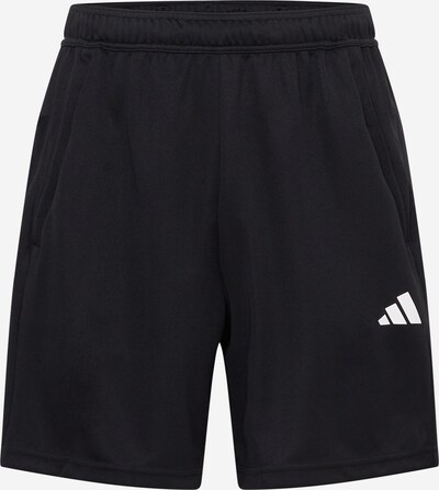 ADIDAS PERFORMANCE Pantalon de sport 'Train Essentials All Set' en noir / blanc, Vue avec produit