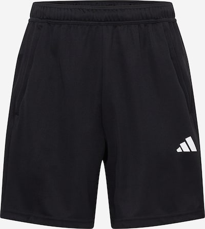 ADIDAS PERFORMANCE Workout Pants 'Train Essentials All Set' in Black / White, Item view
