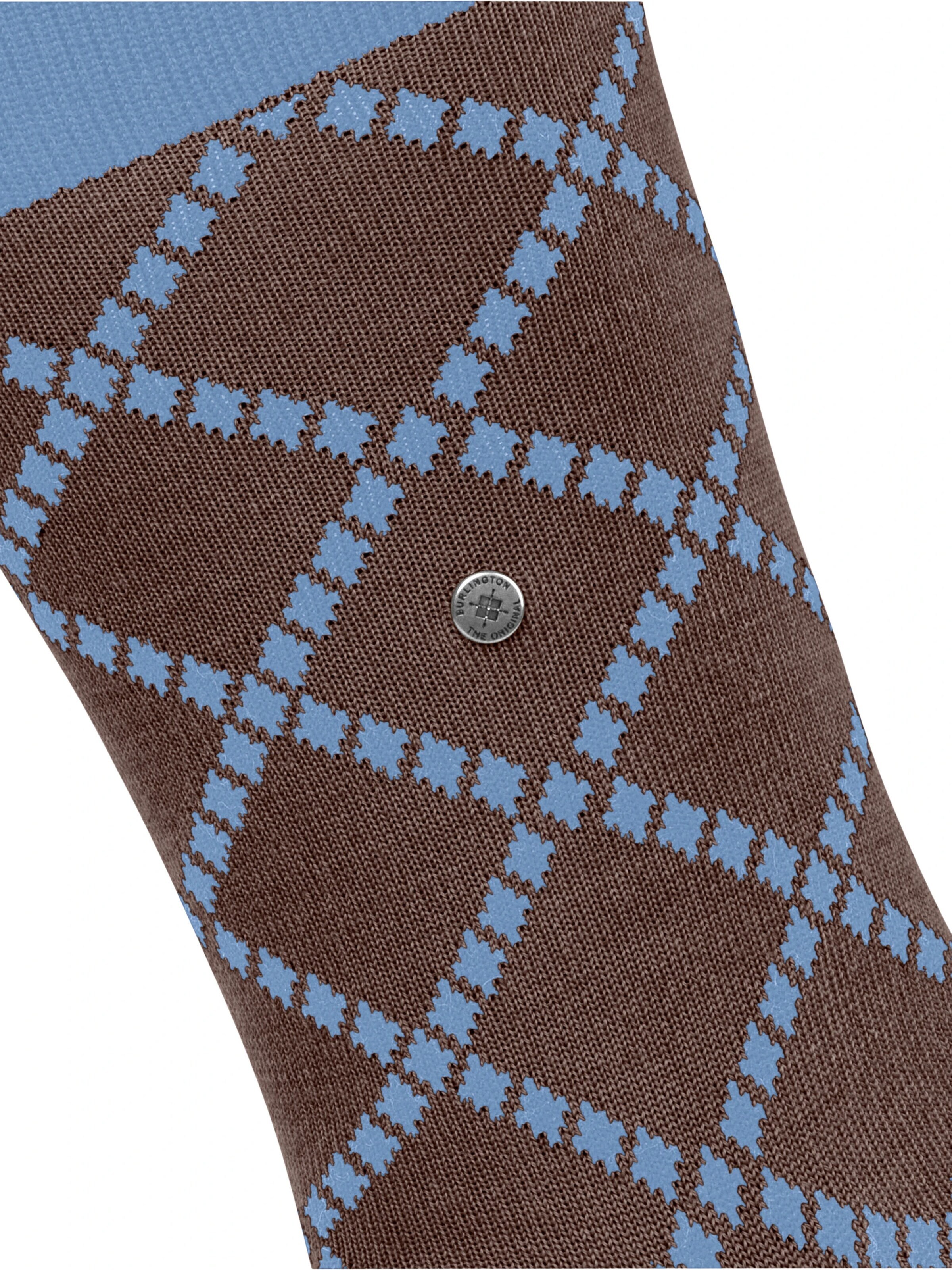BURLINGTON Socks 'Ferry Road' in Brown