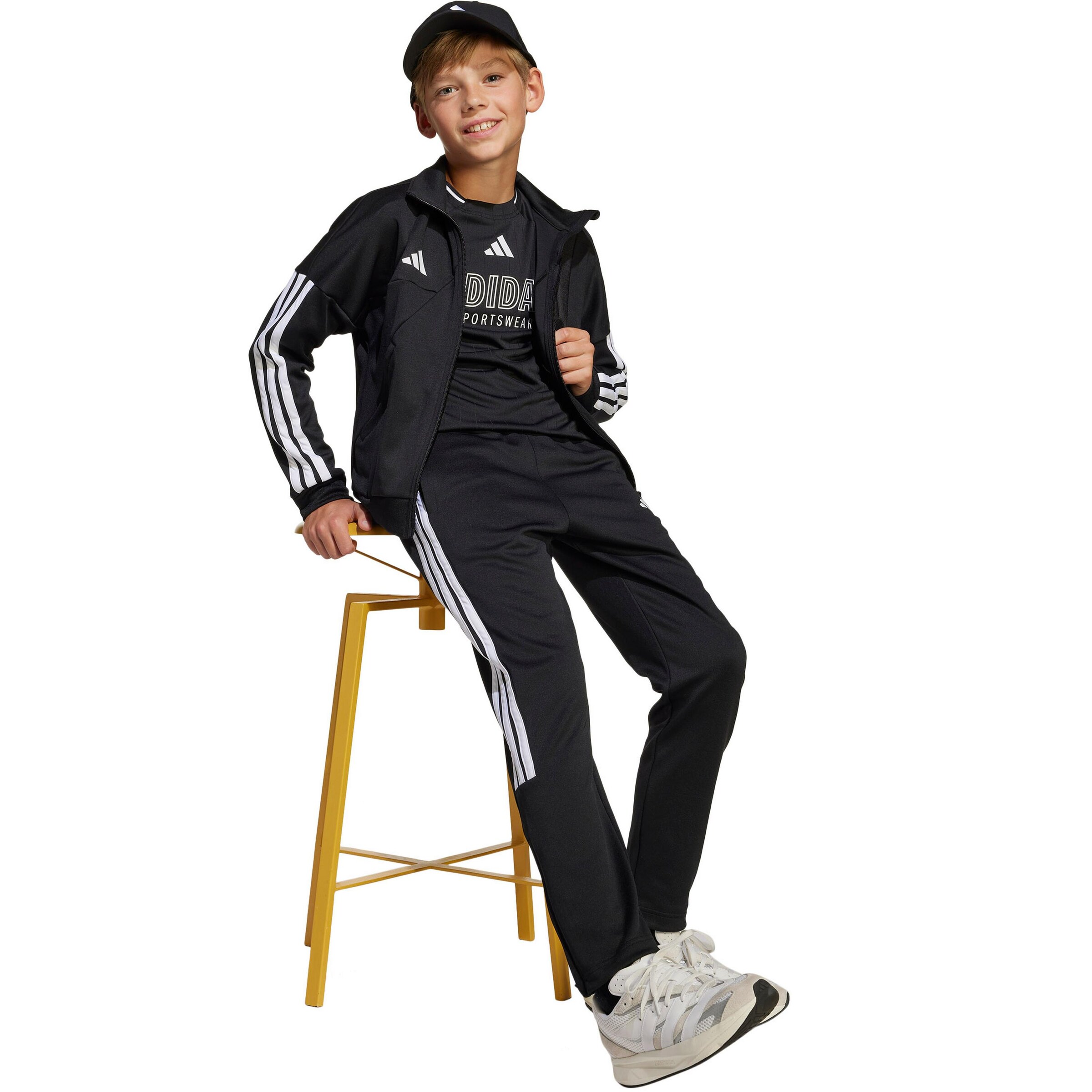 ADIDAS SPORTSWEAR Athletic Jacket 'Hot' in Black