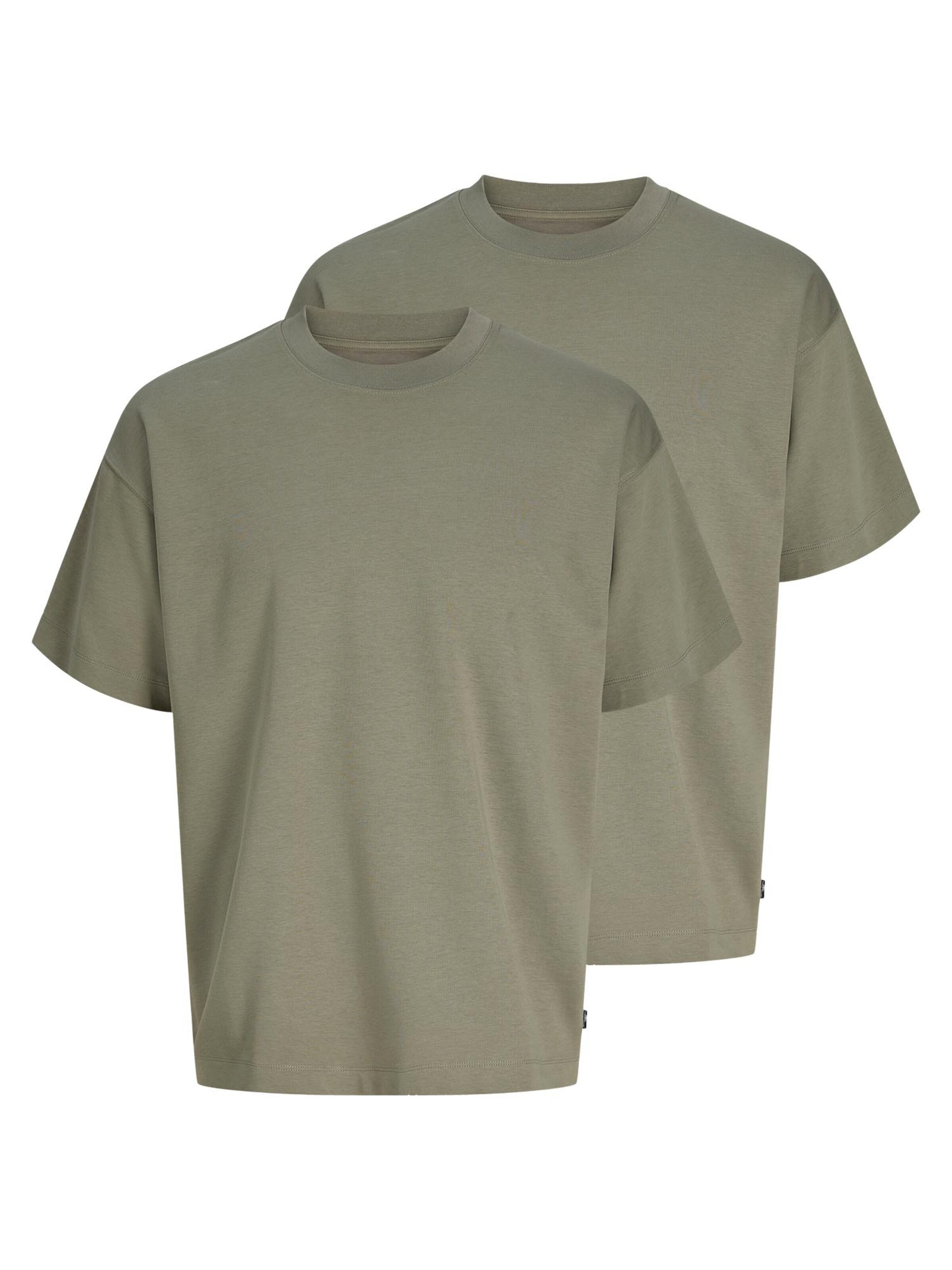 JACK & JONES Shirt 'Barron Tee' in Green: front