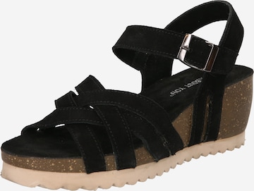 ABOUT YOU Sandalen met riem 'Miriam' in Zwart: voorkant