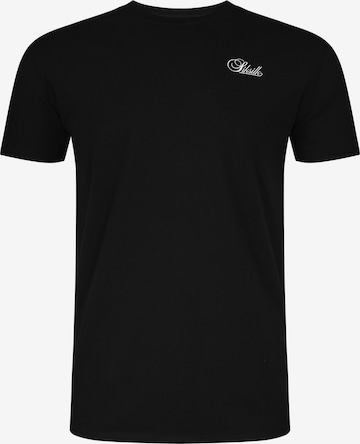 SikSilk Koszulka 'Essentials' w kolorze czarny: przód