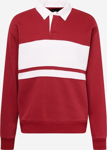 HOLLISTERSweater majica - crvena boja: prednji dio