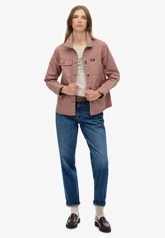 Veste mi-saison 'Chore' Superdry en rose