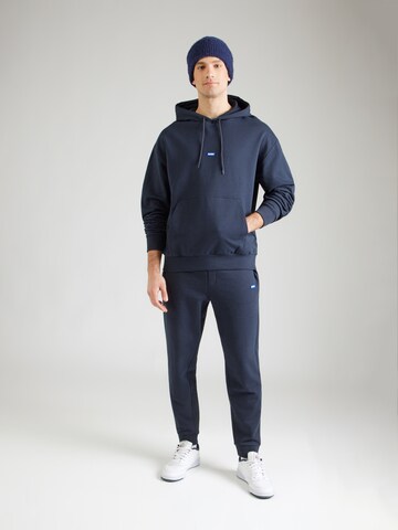 HUGO Joggingpak 'NalonsoNap' in Blauw: voorkant