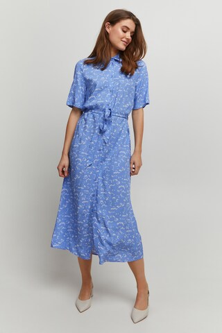 b.young Shirt Dress in Blue: front