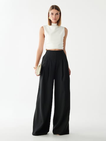 BWLDR Wide Leg Hose 'BROOK' in Schwarz