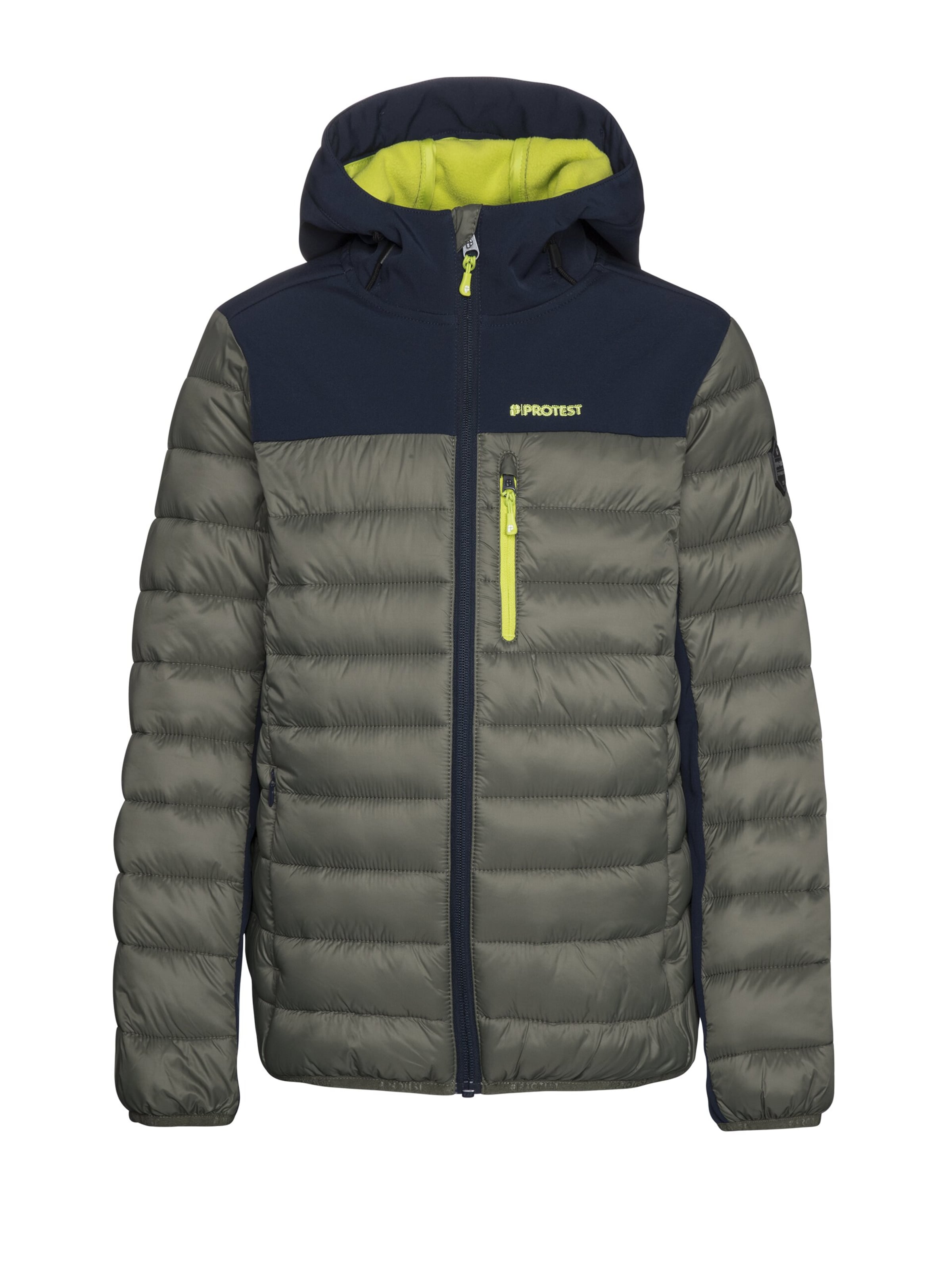 PROTEST Winterjacke 'GONZO JR' in Grün: Vorderseite