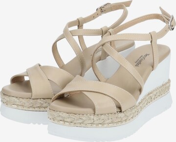 Nero Giardini Sandalen met riem in Beige