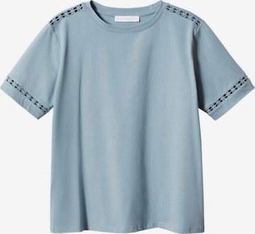 MANGO Shirt 'DAHLIA' in Blau: predná strana