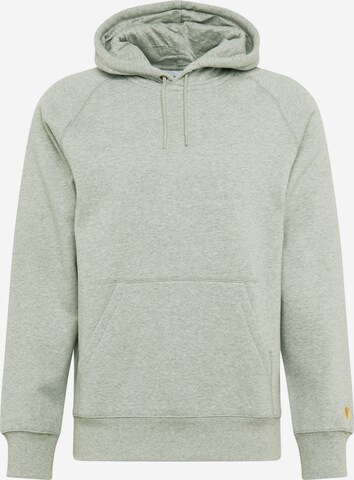 Carhartt WIP Sweatshirt 'Chase' in Grey: front