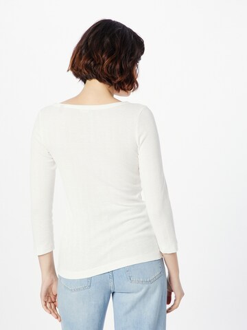 T-shirt 'Pointelle' ESPRIT en blanc