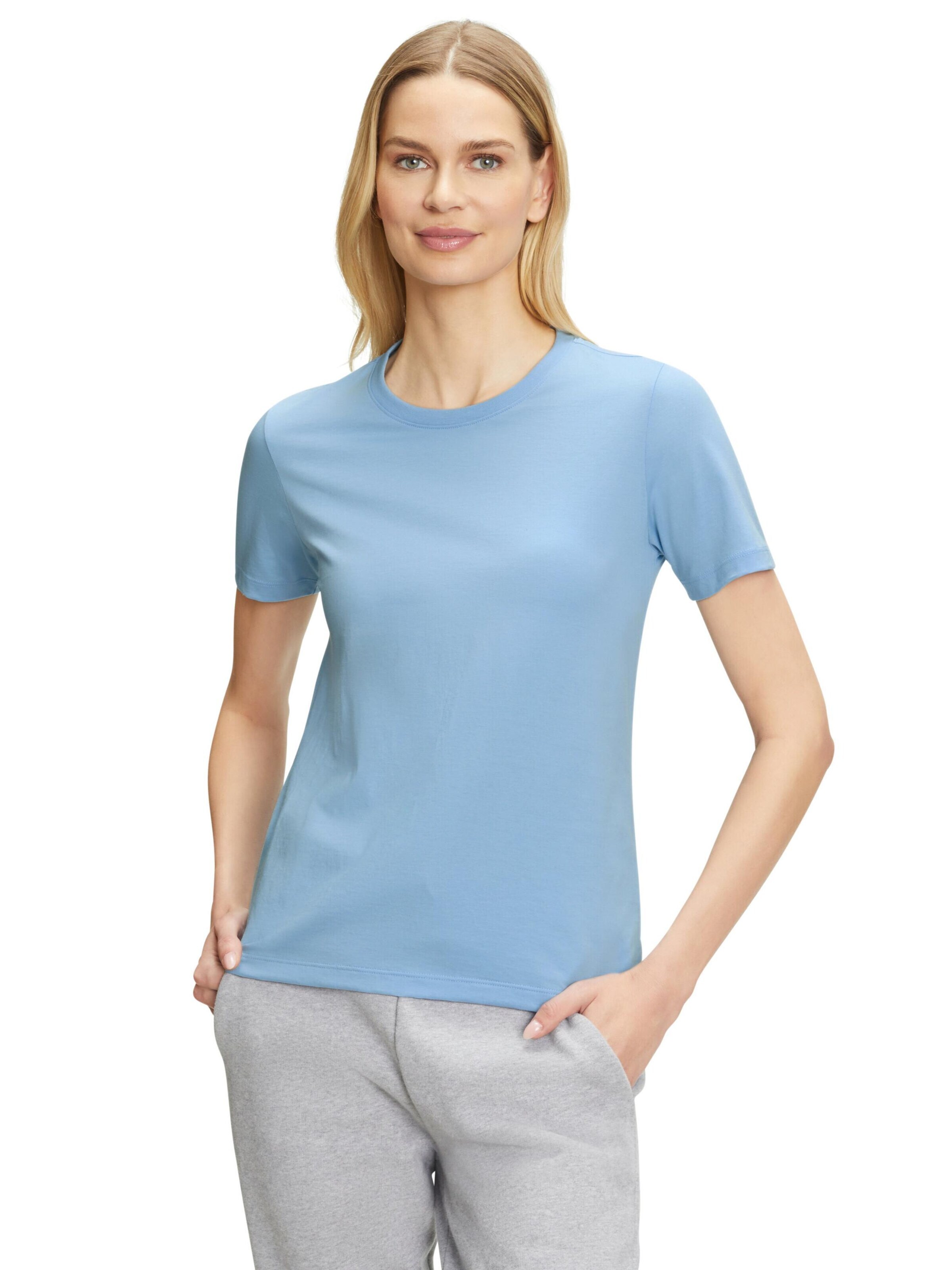 FALKE Shirt 'Essential'‌‌‌ in Blau: Vorderseite