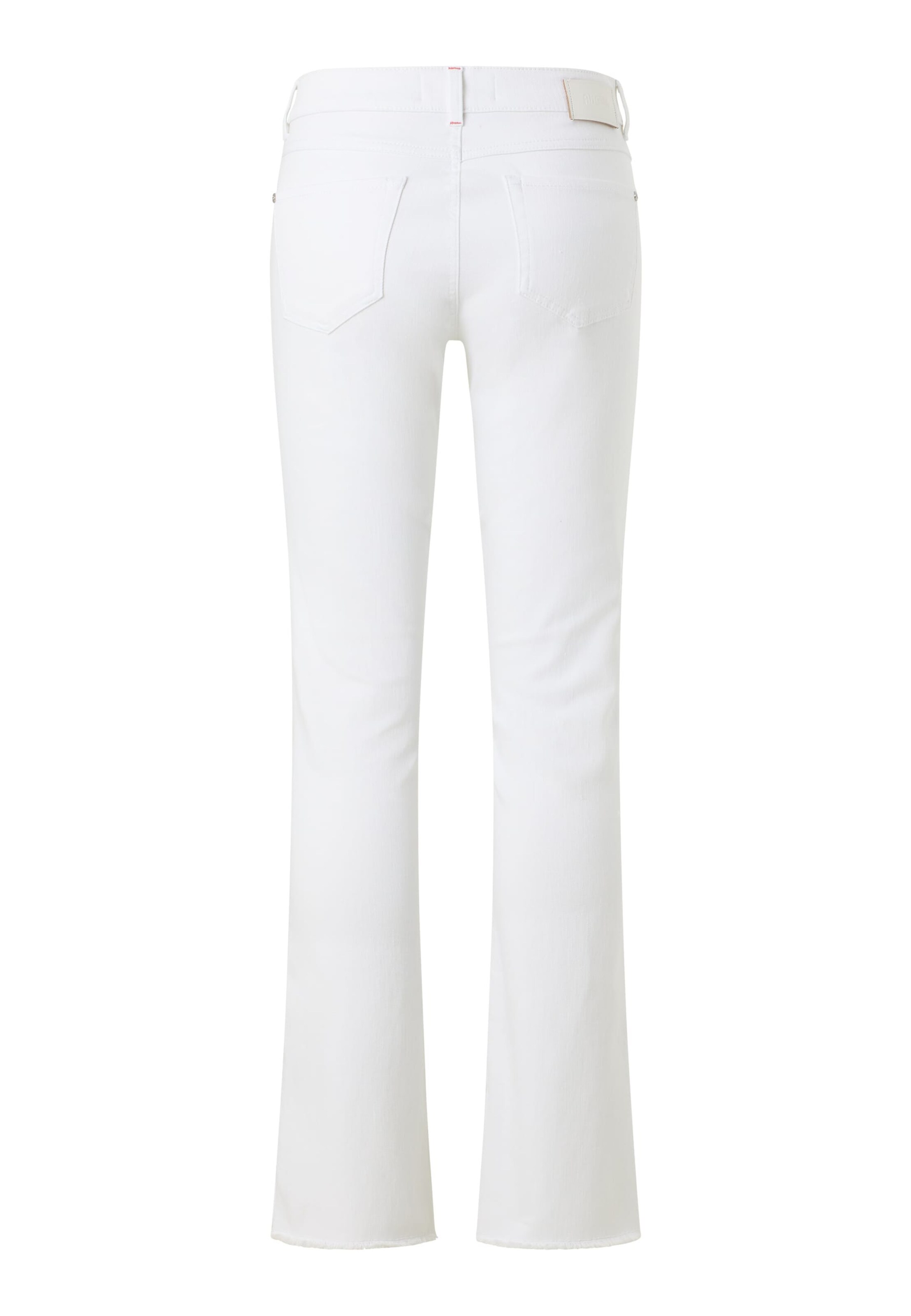 Angels Boot cut Jeans 'Leni Slit Fringe' in White