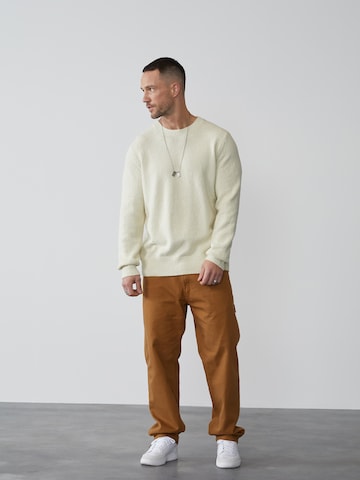 Regular fit Pullover 'Laurenz' di DAN FOX APPAREL in beige