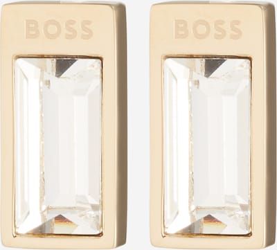 Cercei BOSS Black pe auriu / transparent, Vizualizare produs