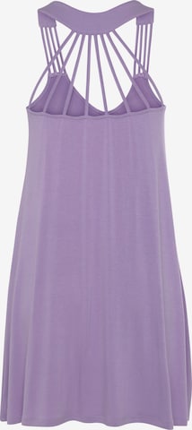 Robe 'Tropic' LASCANA en violet : derrière