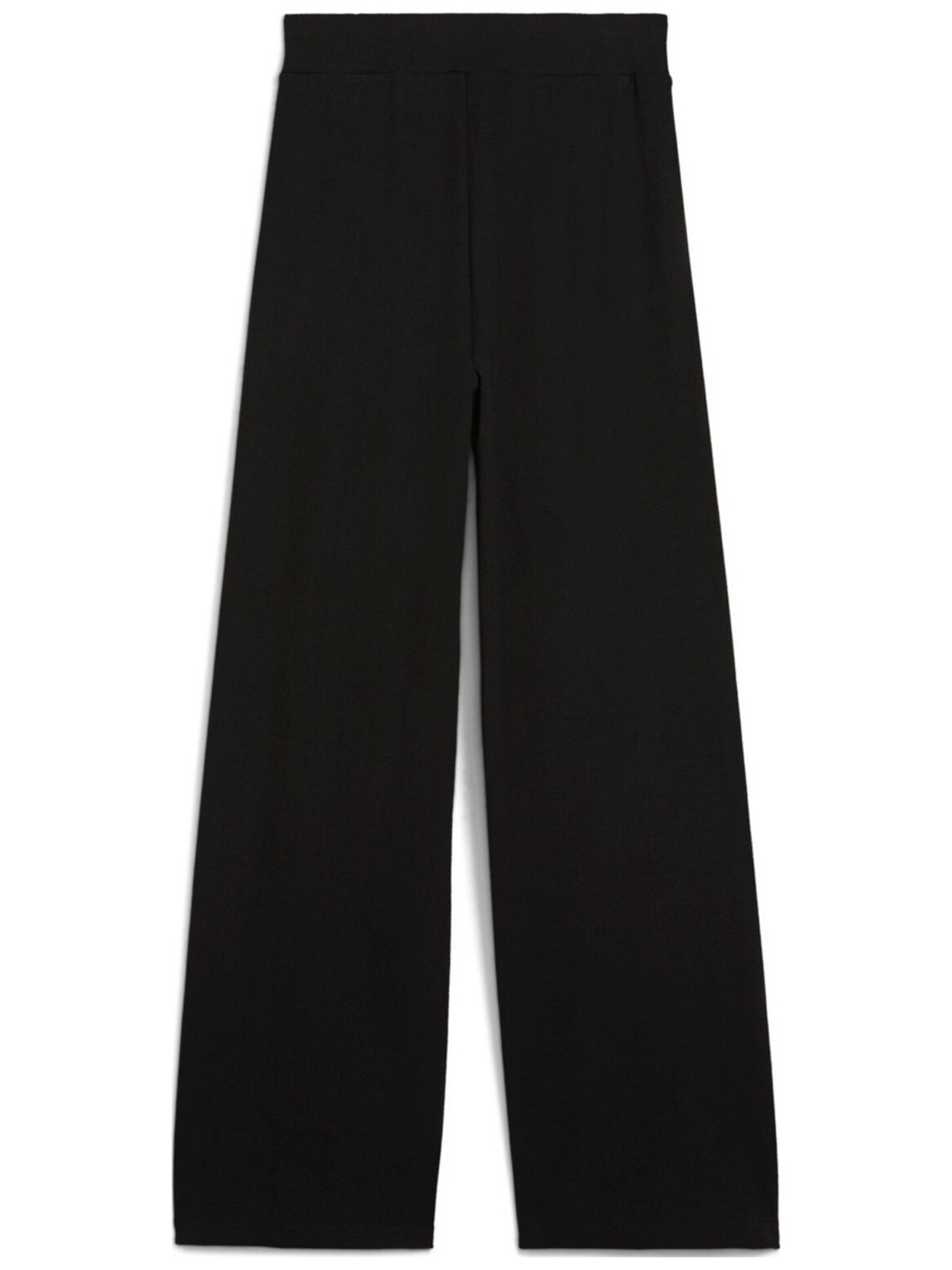 regular Pantaloni sportivi 'Puma Ess Small No. 1 Logo High-waist Straight' di PUMA in nero