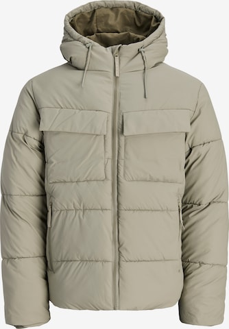 JACK & JONES Prehodna jakna 'JCOFusion' | rjava barva: sprednja stran