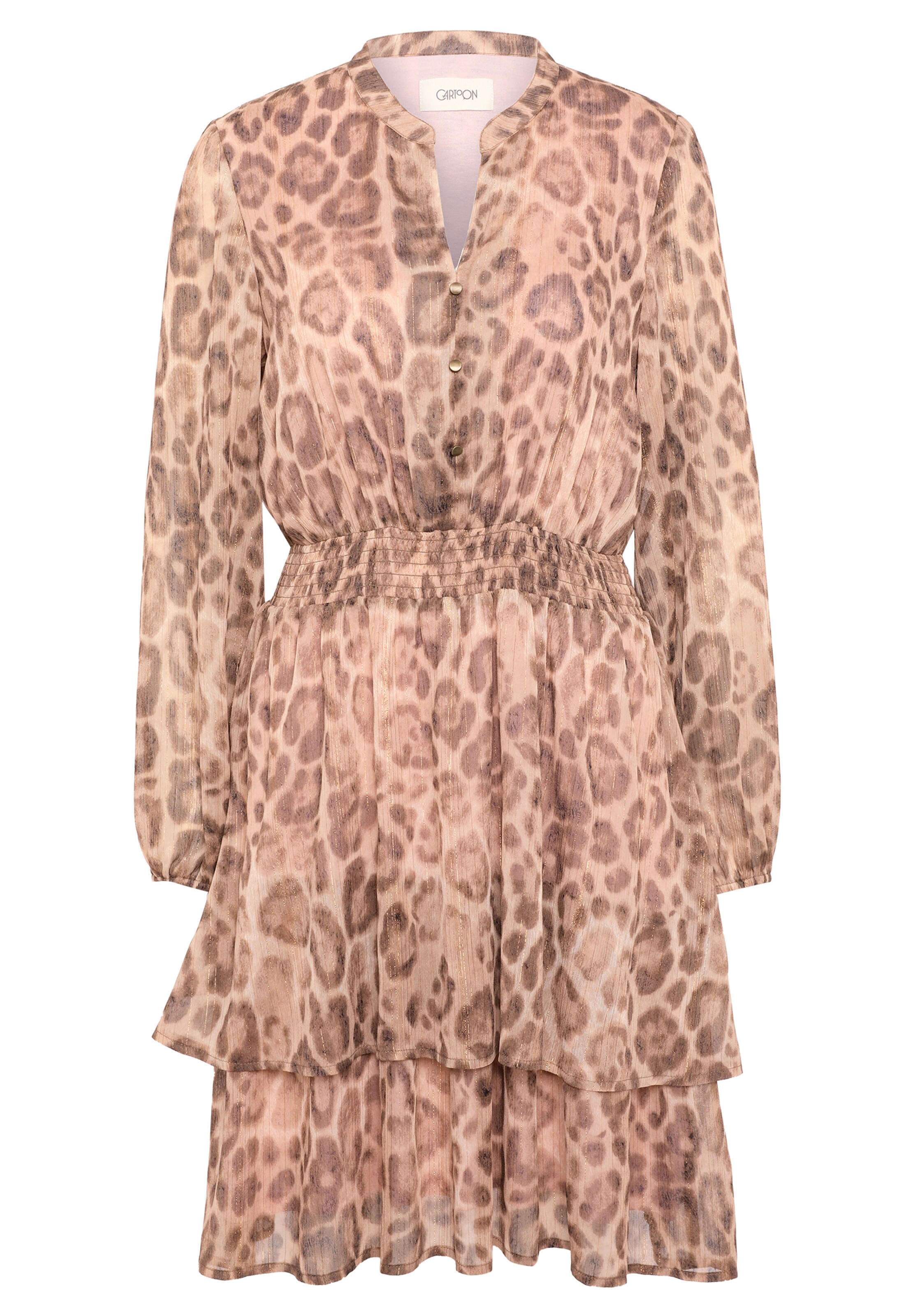 Abito camicia di Cartoon in marrone: frontale