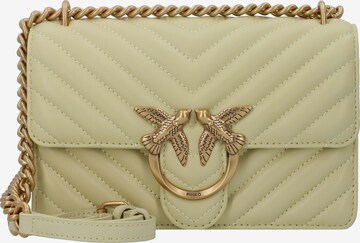 PINKO Crossbody Bag 'Love One' in Yellow: front