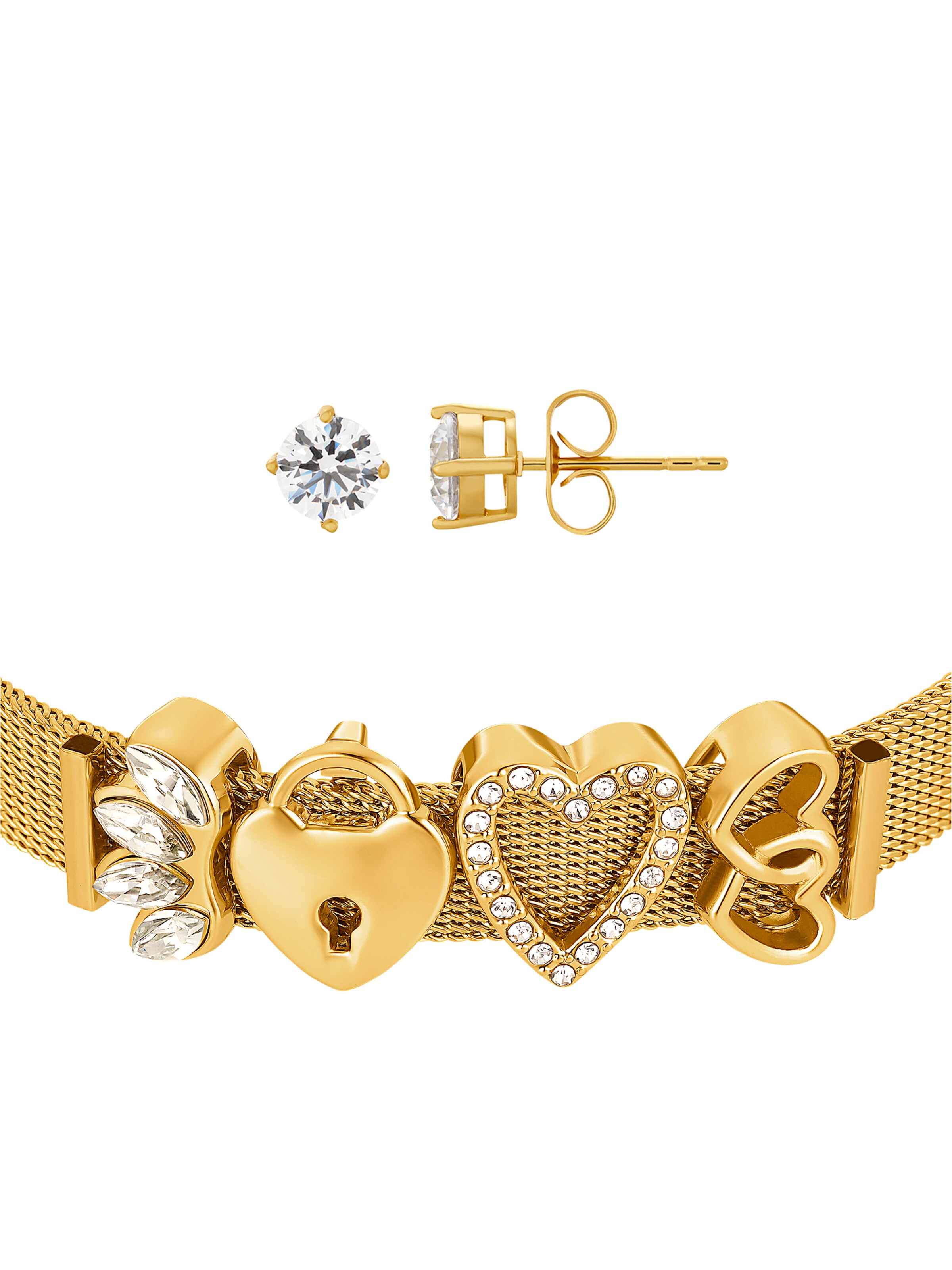 Heideman Sieraden set 'Milanaise' in Goud