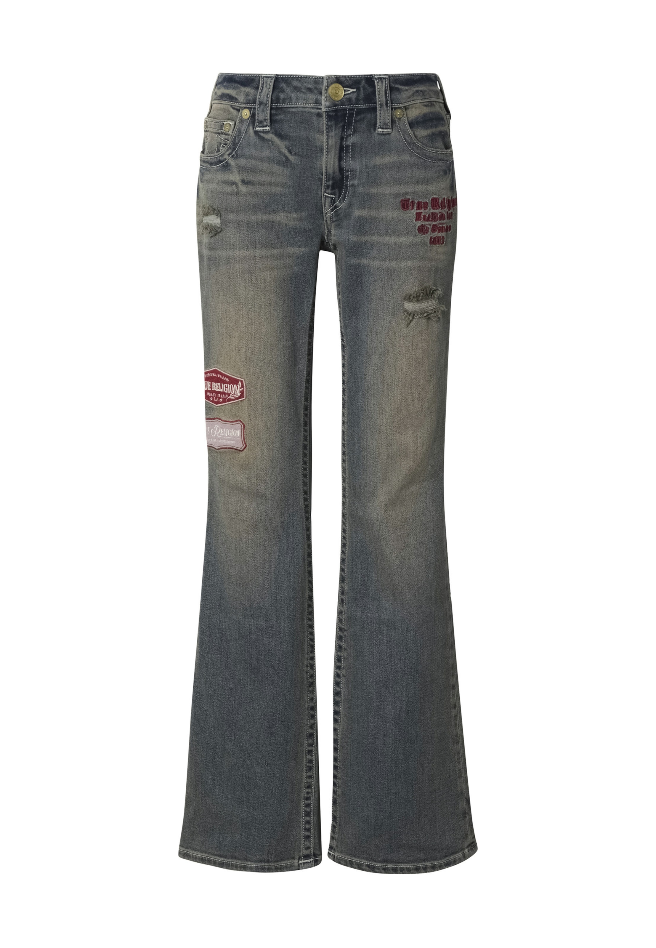 True Religion Boot cut Jeans 'Becca' in Blue: front