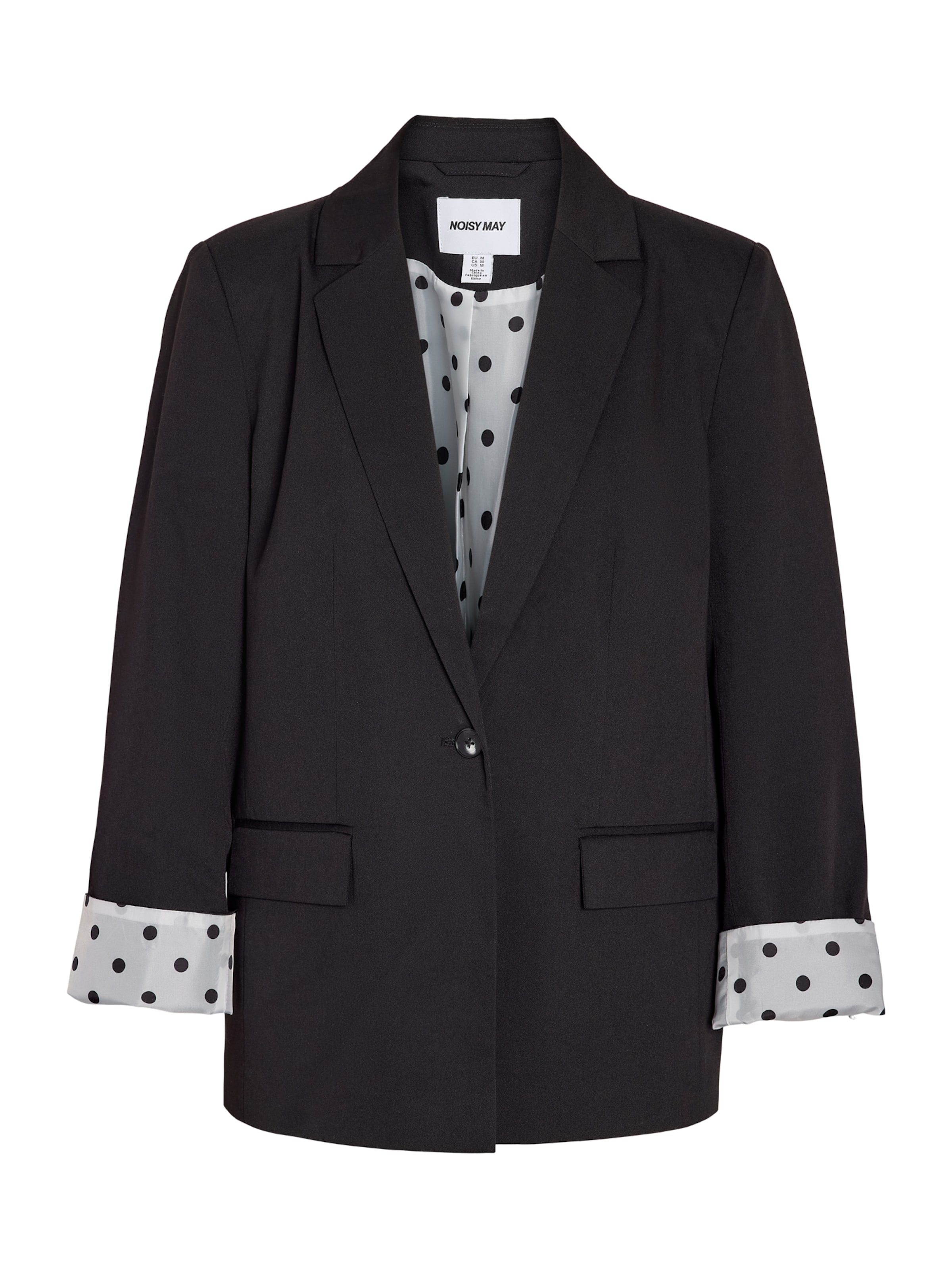 Noisy may - Blazer 'NMLISA' en negro: frente