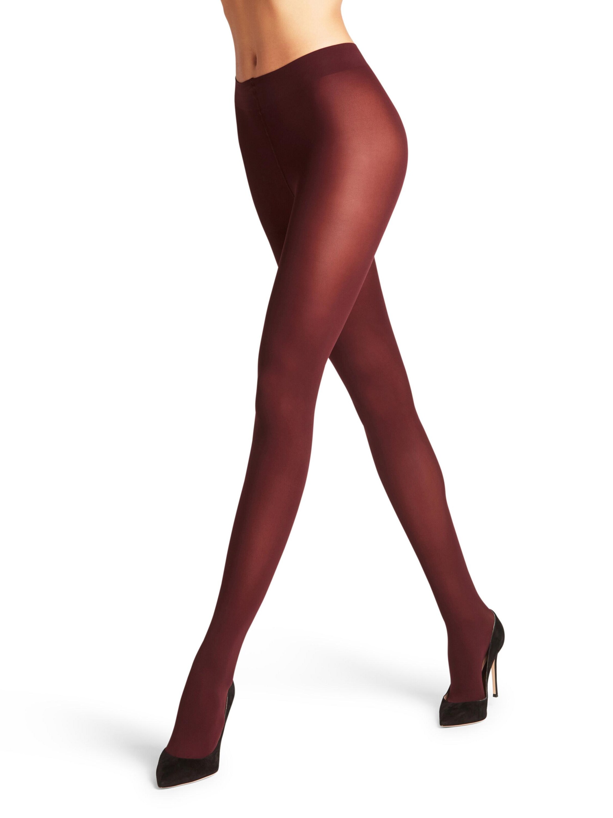 FALKE Tights 'Pure Matt' in Red: front